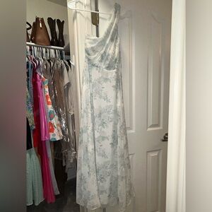 Floral One Shoulder Dress